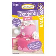 Produktbild für BackDecor Fondant pink, 250 g, Gebrauchsfertig, Palmölfrei, Reißfest