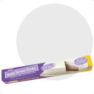 Produktbild für BackDecor Tortendecke weiß aus Zucker, Ø 36 cm