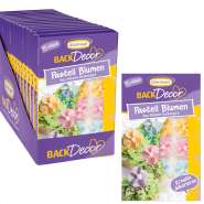 Produktbild für BackDecor 15 Pastell Blumen aus Zucker, VKE mit 15 Stück