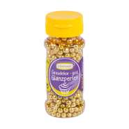 Produktbild für BackDecor Streudekor Glanz-Perlen Gold, 65g
