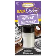 Produktbild für BackDecor Lebensmittelfarbpuder silber, neutraler Geschmack, 7 gr