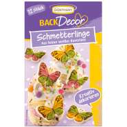 Produktbild für BackDecor Schmetterlinge aus weißer Kuvertüre