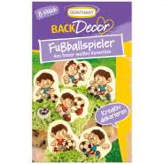 Produktbild für BackDecor 8 Schoko Fußballer, aus weißer Schokolade