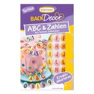 Produktbild für BackDecor 96 bunte Buchstaben & Zahlen aus Zucker