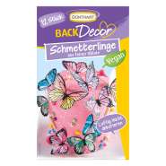 Produktbild für BackDecor 12 bunte Schmetterlinge aus Oblaten