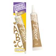 Produktbild für BackDecor Zuckerschrift gold, 25 gr