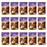 Produktbild für Günthart BackDecor 15 Stück Glasur Kakao mit Glitzer brauner Kakao zum Dekorieren von Kuchen Cupcakes Muffins und Desserts