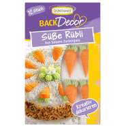 Produktbild für BackDecor 12 Rübli aus Zucker