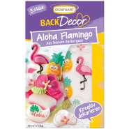 Produktbild für BackDecor 8 Aloha Flamingos aus Zucker