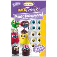 Produktbild für BackDecor 40 Bunte Kuller-Augen aus Zucker
