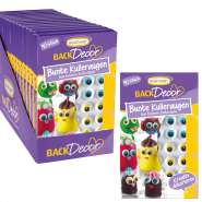 Produktbild für BackDecor 40 Bunte Kuller-Augen aus Zucker, VKE mit 15 Stück