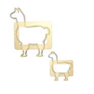 Produktbild für 1 FMM Lama Ausstecher Set | Alpaka | Südamerika | Tortendeko | für Fondant