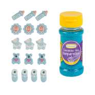 Produktbild für Zuckerfiguren für Taufe & Babyparty  blau mit Streudeko