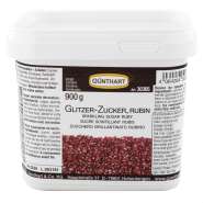 Produktbild für Günthart Glitzer Zucker Rubin in 900 g Eimer