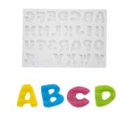 Produktbild für Alphabet mit Streifen| Fondantform aus Silikon