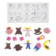 Produktbild für Baby und Spielzeug | Fondantform aus Silikon