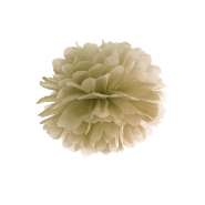 Produktbild für Pompom gold aus Seidenpapier, Ø 35cm