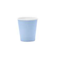 Produktbild für 6 Pappbecher, pastellblau