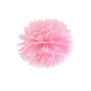 Produktbild für Pompom rosa aus Seidenpapier, Ø 35cm