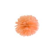 Produktbild für Pompom orange aus Seidenpapier, Ø 25cm