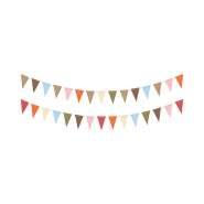 Produktbild für 1 Girlande aus Papier, Waldtier Farben
