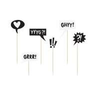 Produktbild für Cake Topper Set Sprechblasen