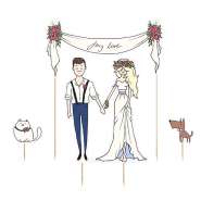 Produktbild für Cake Topper  My Love / Meine Liebe