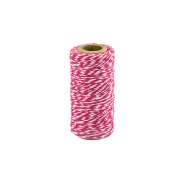 Produktbild für 50m Bäckergarn / Bakers Twine, pink weiß