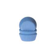 Produktbild für 60 Mini Muffinförmchen, hellblau