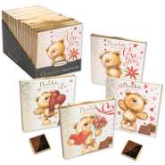 Produktbild für Günthart 16 Chocolate Praliné Präsent Bärenmotiv