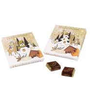 Produktbild für Günthart 2 Stück Pralinen Wintergeschenk mit verschiedene Motiven