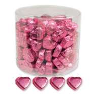 Produktbild für Günthart 150 rosa Herzen aus Schokolade
