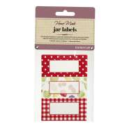 Produktbild für 30 Etiketten, rot