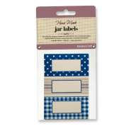 Produktbild für 30 Etiketten, blau