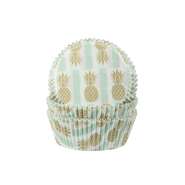 Produktbild für 60 Muffinförmchen Ananas, 5 x 2,5cm