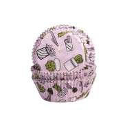 Produktbild für 60 Muffinförmchen rosa, Kaktus, 5 x 2,5cm
