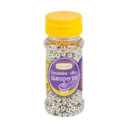 Produktbild für BackDecor Streudekor Glanz-Perlen Silber, 65g