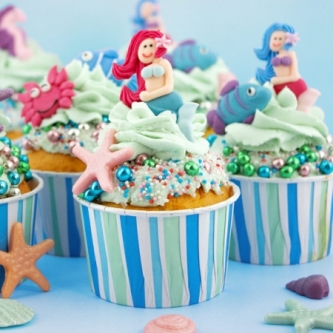 Meerjungfrauen Cupcakes