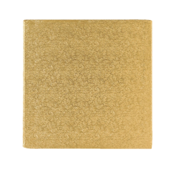 123 3 Tortenplatte Cake Board Gold Quadratisch 35 Culpitt Matten / Bleche